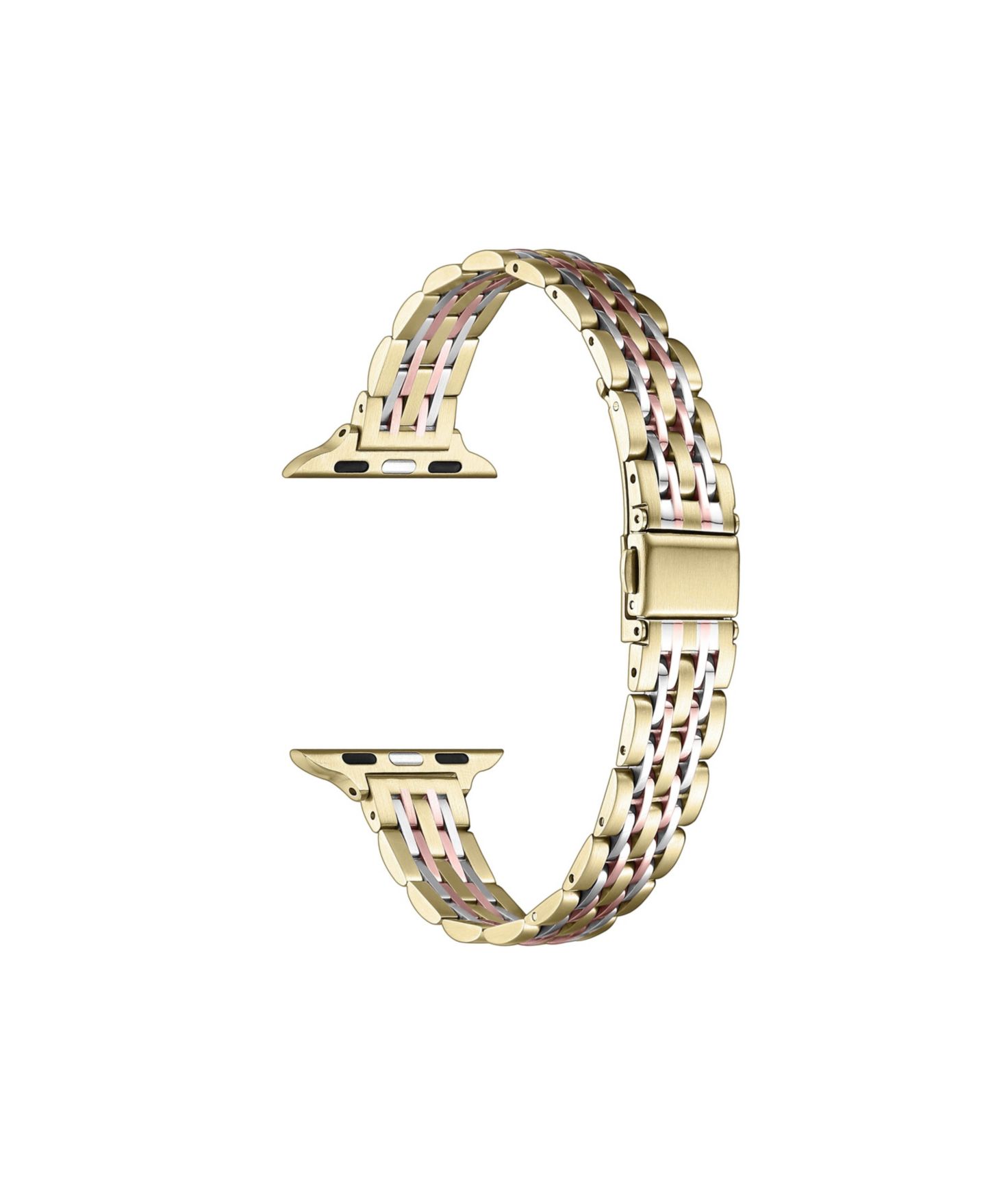Ремешок для часов Posh Tech Rainey Skinny Stainless Steel Band for Apple Watch, Fits All Apple Watch Models — фото 2