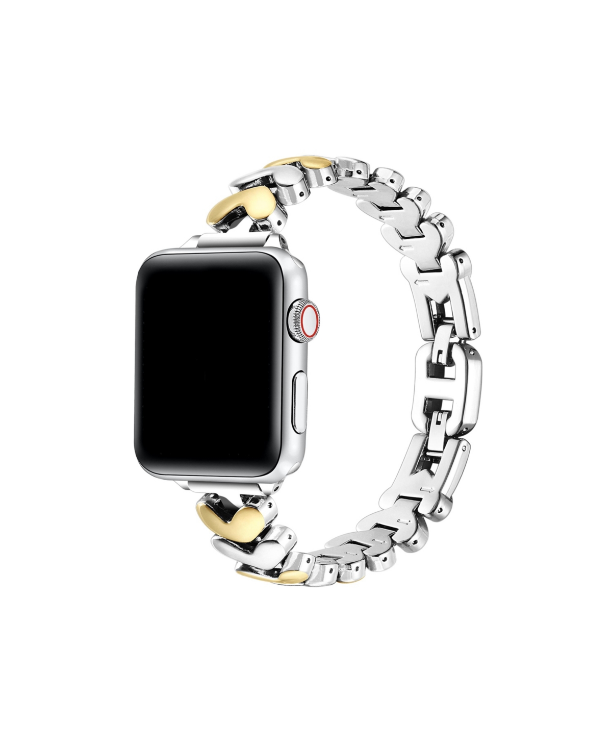 Posh Tech Archer Metal Band For Apple Watch, Fits All Apple Watch Models In Silver,gold