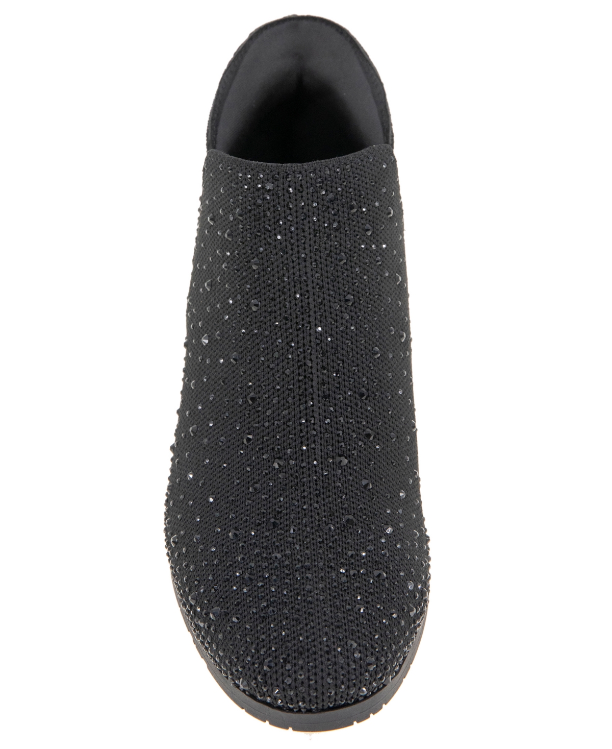 Kenneth Cole Reaction Women's Side Ez Knit Slip-on Booties In Black