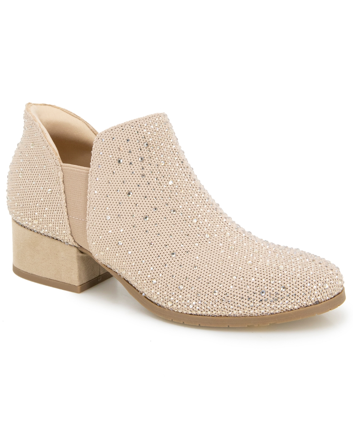 Women's Side Ez Knit Slip-On Booties - Warm Taupe