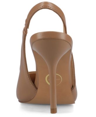 Journee Womens Elenney Mid Heel Pointed Toe Pumps