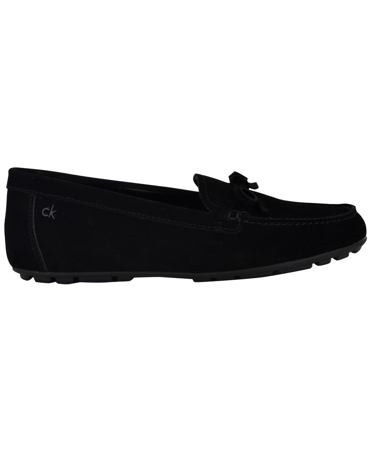 Calvin Klein Koria Loafer In Black Suede