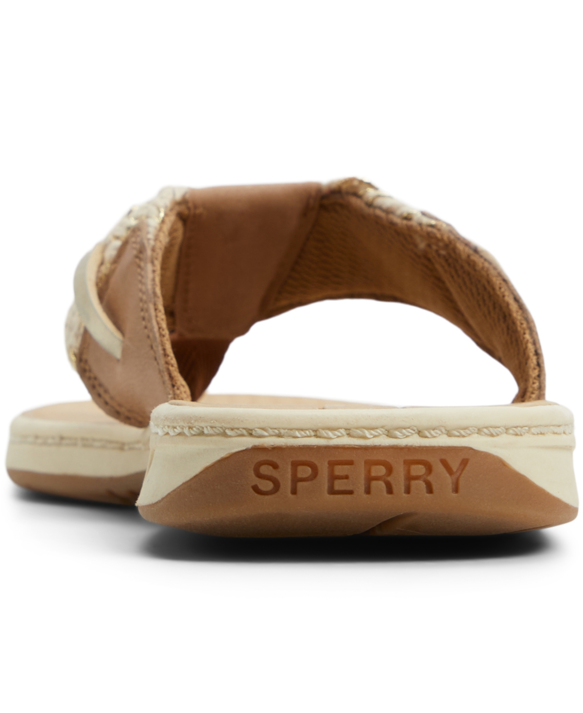 Shop Sperry Women's Parrotfish Flip Flop Sandals, Created For Macy's In Brown Multi