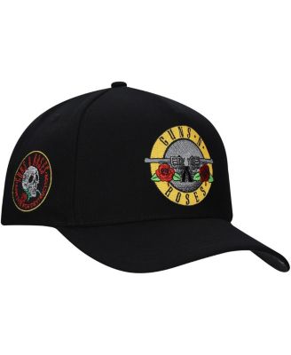 Lids - Men's Black Guns N Roses Appetite for Destruction A-Frame Adjustable Hat
