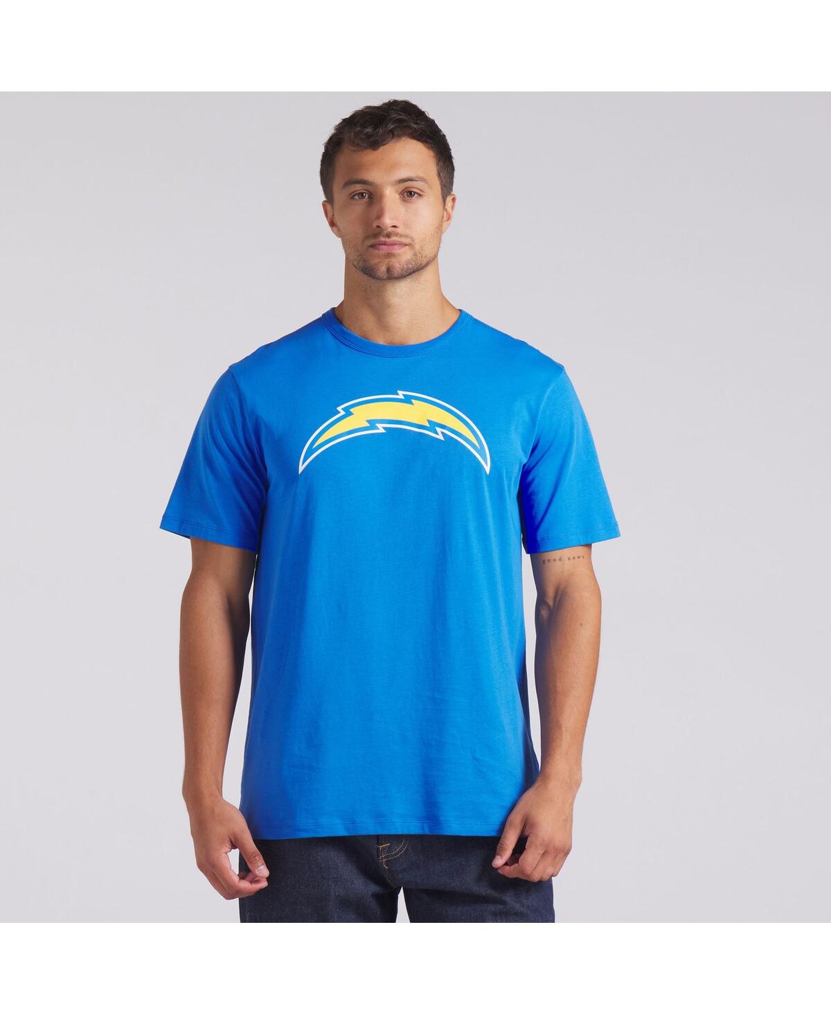 Fanatics Men's Blue Los Angeles Chargers Legacy Cotton T-shirt In Blue