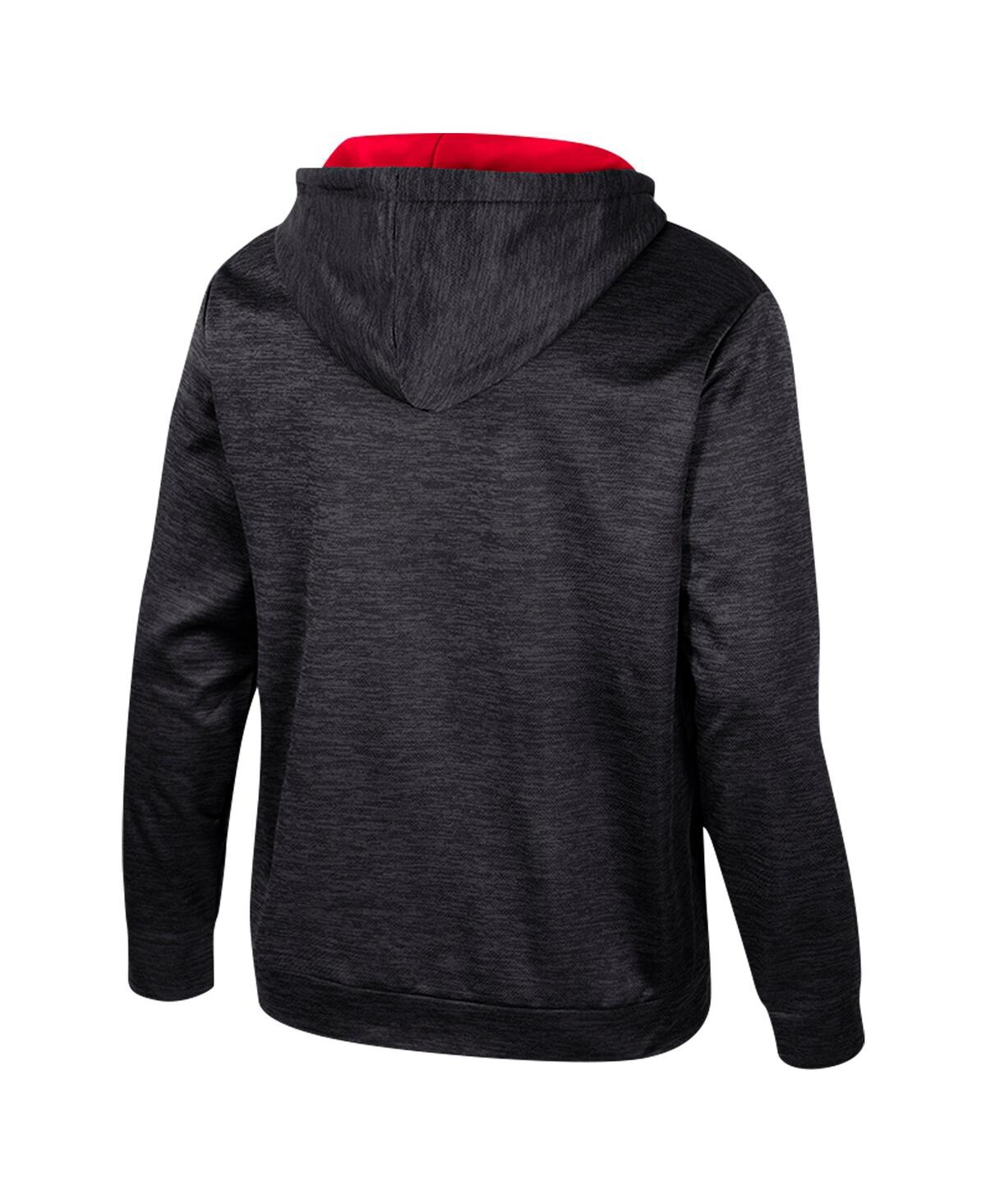 Colosseum Men's Black Ohio State Buckeyes Cypher Half-zip Hoodie In Black