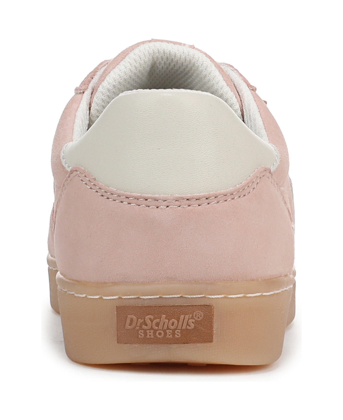 Dr. Scholl's Women's Rebel Sport Lace Up Sneakers In Blush,off White Suede,leather