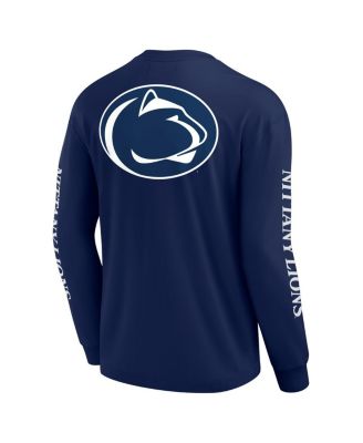 Men's Navy Penn State Nittany Lions Strive Long Sleeve T-Shirt