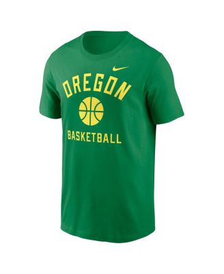 Men's Green Oregon Ducks Basketball Icon T-Shirt