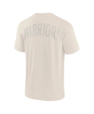 Men's Cream Golden State Warriors Elements Iconic T-Shirt