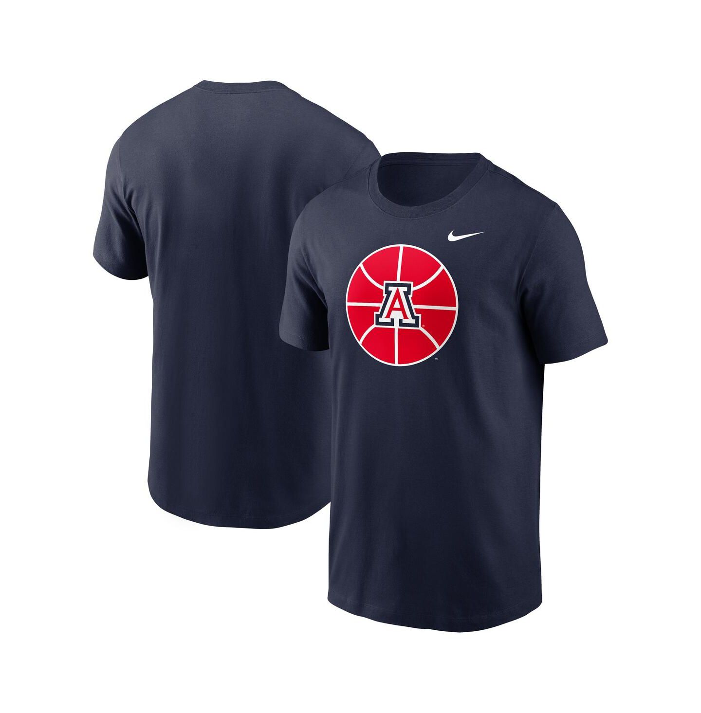 Мужская футболка Nike Navy Arizona Wildcats Basketball Logo — фото 1
