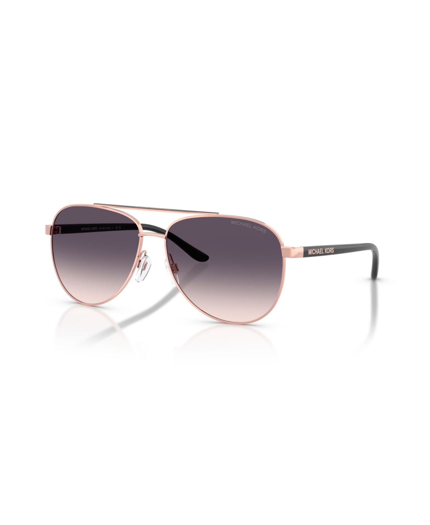 Женские солнцезащитные очки Michael Kors Sunglasses, MK5007, цвет: Розовый золотой / Серый градиентный — фото 1