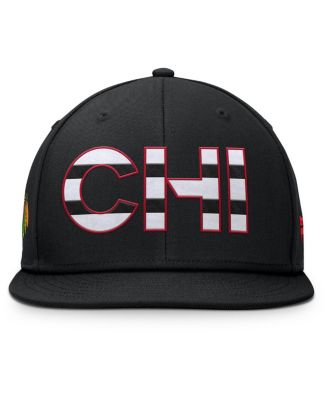 Men's Black Chicago Blackhawks Authentic Pro Rink Snapback Hat