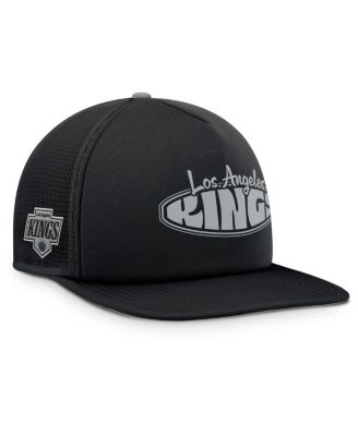 Fanatics - Men's Black/Silver Los Angeles Kings Authentic Pro Hometown Rink Foam Trucker Snapback Hat