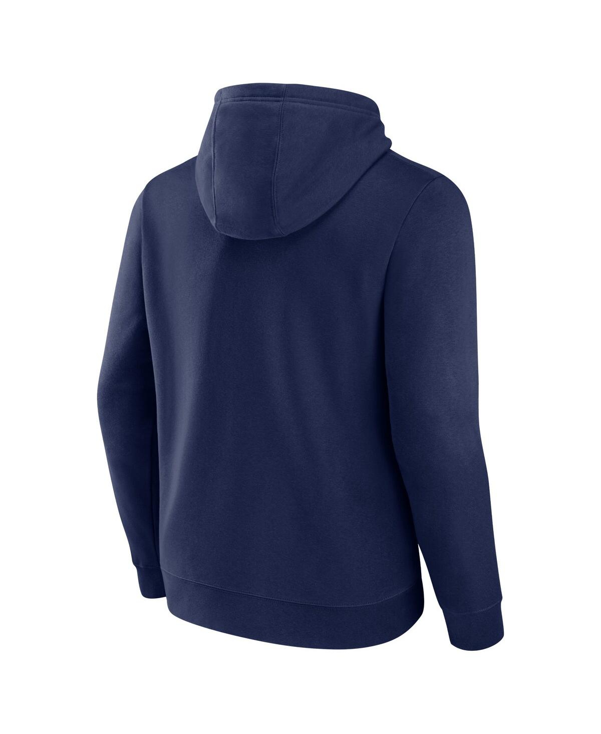 Fanatics Men's Navy Denver Broncos Primary Logo Fleece Pullover Hoodie In Navy