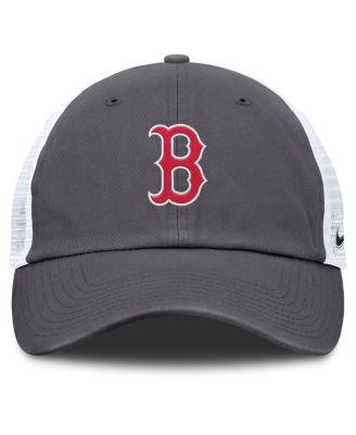 Men's Gray Boston Red Sox Adjustable Trucker Hat