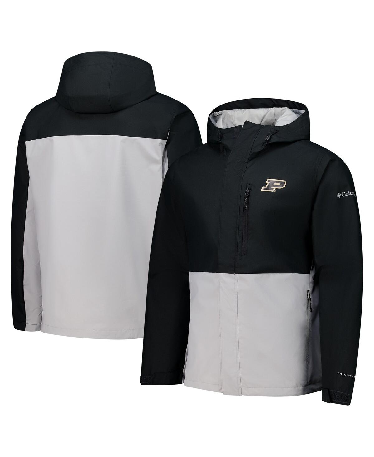 Men's Black Purdue Boilermakers Field Bound Omni-Tech Full-Zip Jacket - Black
