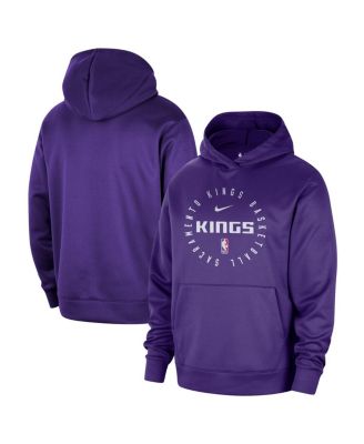 Nike - Men's Purple Sacramento Kings 2024/25 Spotlight On-Court Practice Performance Pullover Hoodie