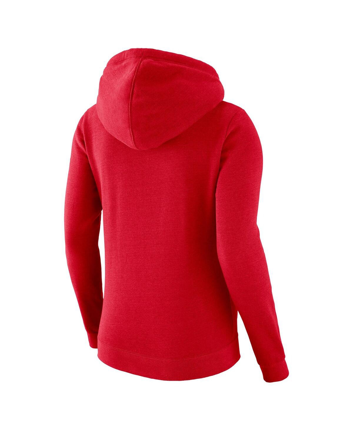 Nike Women's Red Golden State Warriors 2024/25 City Edition Essential Club Pullover Hoodie In Red