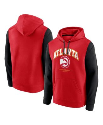 Fanatics - Men's Red Atlanta Hawks Scorer Pullover Hoodie