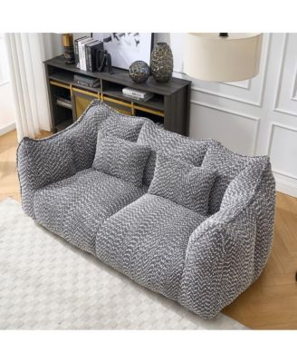 Bean Bag Chair for Adults, Cozy Chenille Sofa, Perfect for Gaming, Reading, and Relaxing
