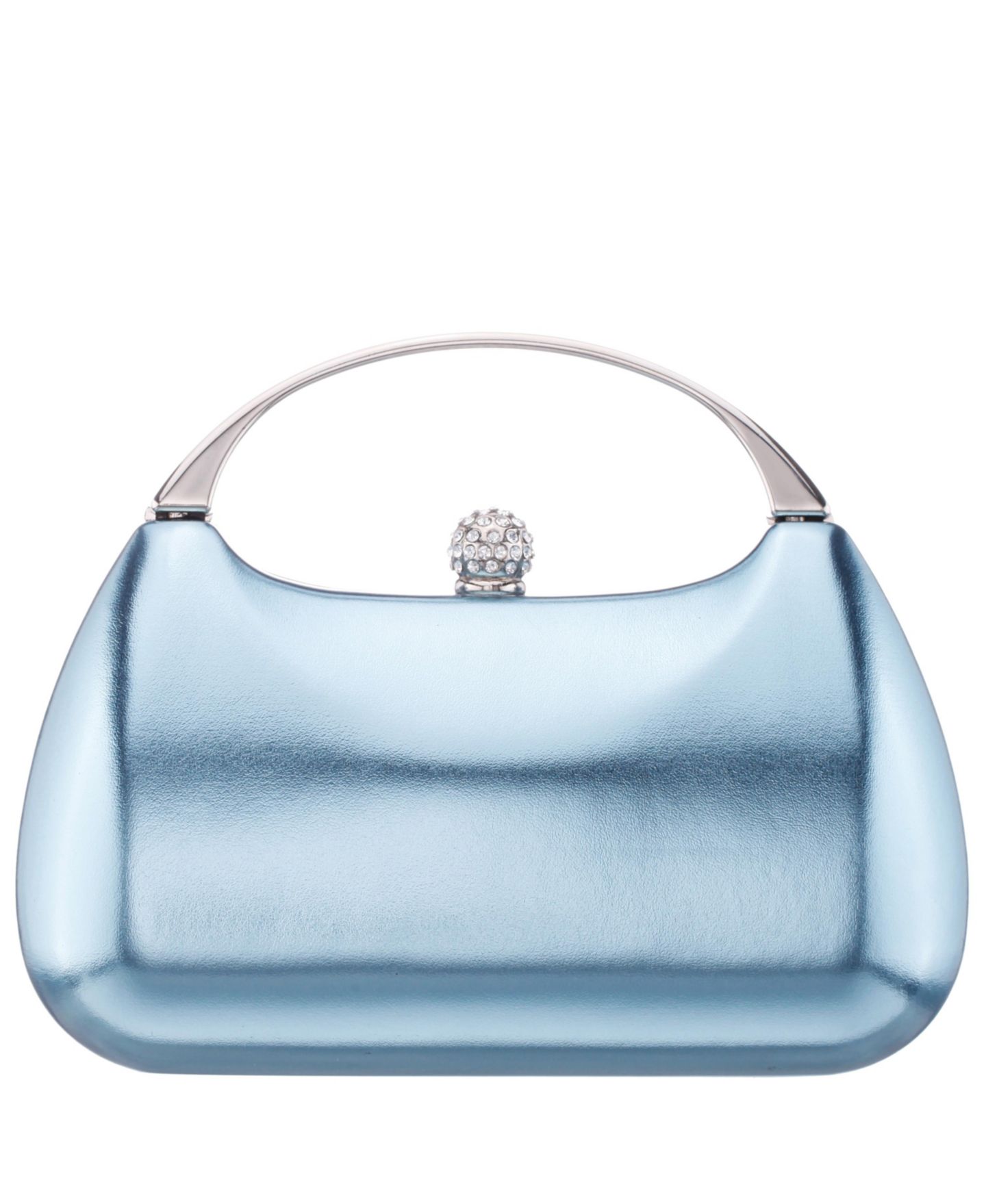 Женский клатч Nina Minaudiere with Metal Handle Clutch, цвет: Синий — фото 1