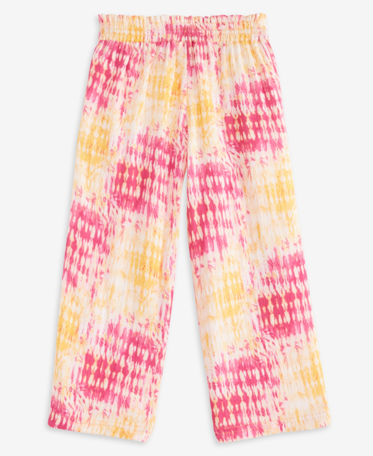 Epic Threads Girls Coast Dye Wide Crop Pants, Exclusively At Macy's In Bright Peo