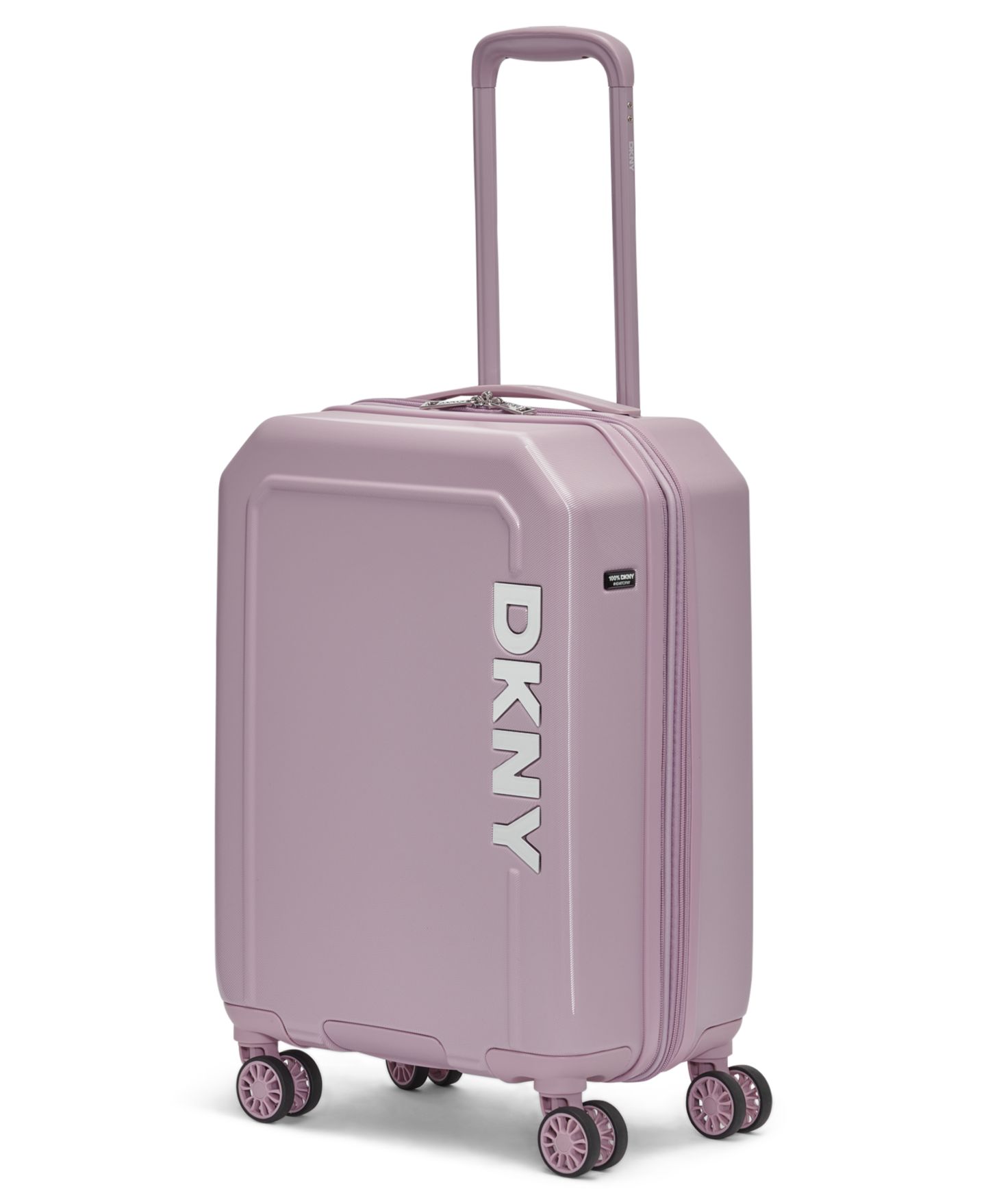 Чемодан DKNY Clean Cut Small Carry-on Spinner, цвет: Лавандовый — фото 1