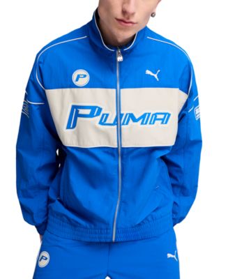 Puma Men's Relaxed-Fit Logo Graphic Track Jacket - Macy's
