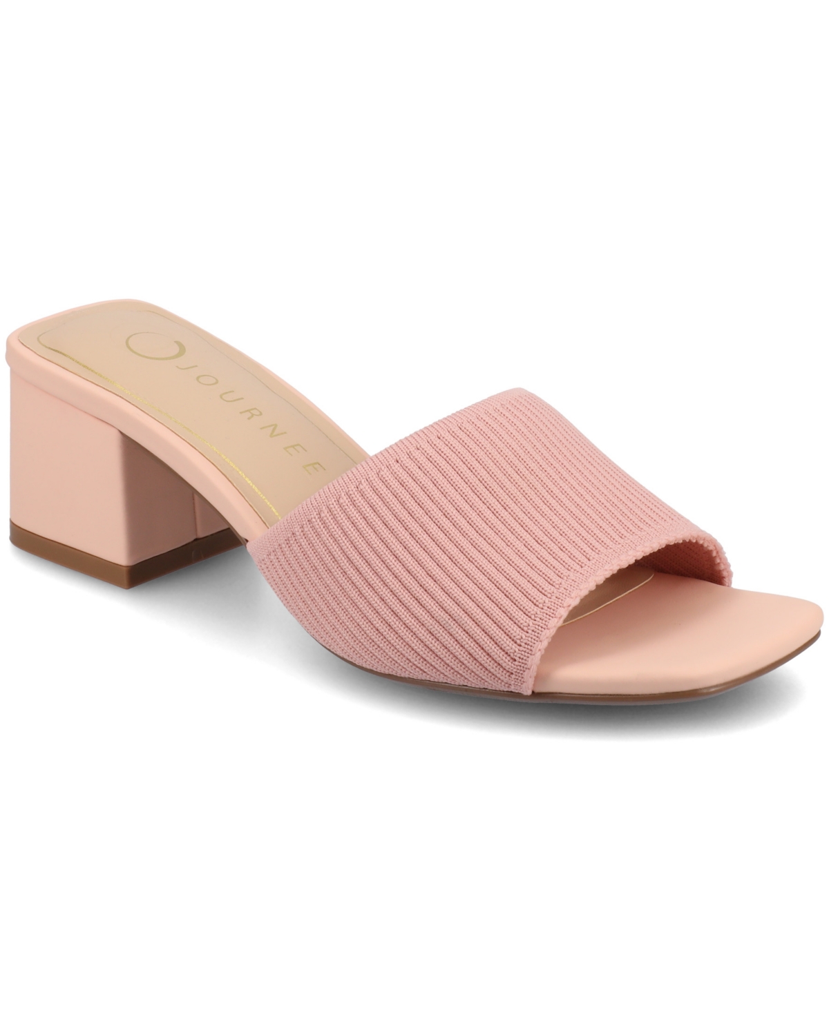 Journee Collection Shilin Slide Sandal In Pink