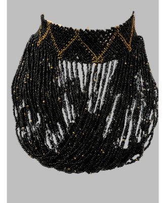 Shani African Beaded Choker Necklace for Women – Adjustable Handcrafted Maasai Jewelry