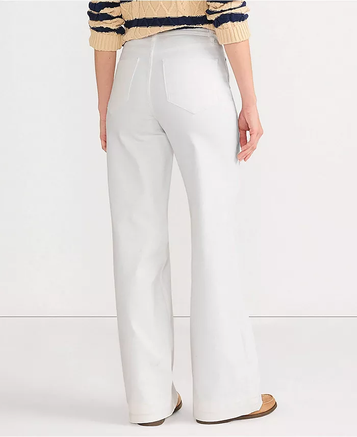 Petite High Rise Wide Leg Denim Jeans - thumbnail 2
