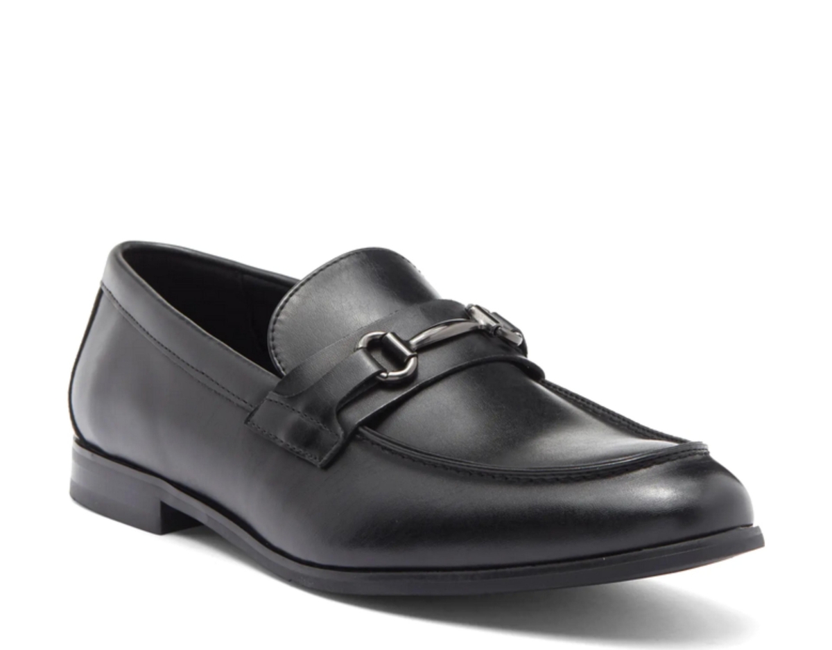 Men's Fashion Slip On Bit Loafer - Black