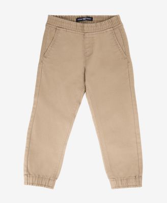 Little Boys Elastic Waist Jogger Commuter Pants