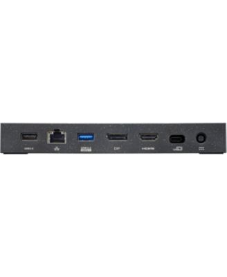 Vero MST Dock M32 | 1 x USB 3.1 Gen1 Type C Data Only Port | 1 x HDMI Port | 1 x Display Port | 2 x USB 3.1 Gen 1 Ports | 1 x USB 2.0 Port | Ethernet | Requires One USB 3.1 Type-C on Computer