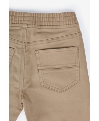 Little Boys Elastic Waist Five Pocket Commuter Pants