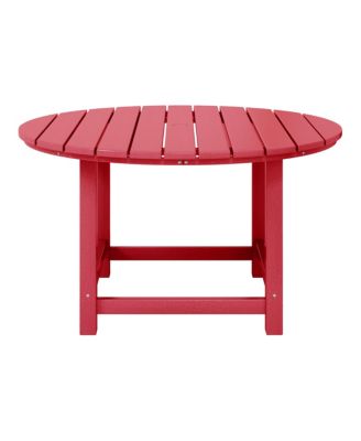 Kids Outdoor Patio Furniture HDPE 38" Wide Round Dining Table