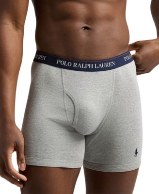 Men's 5-Pack Classic Cotton Boxer Briefs, Exclusively at Macy's