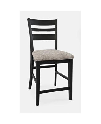 Altamonte Contemporary Ladderback Upholstered Counter Stool (Set of 2)