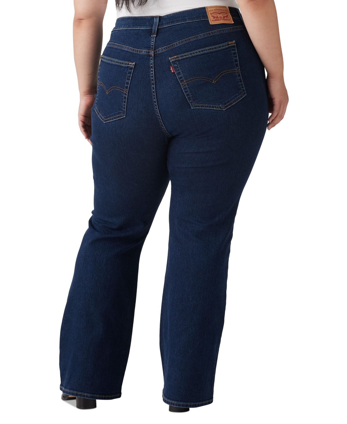 Levi's Trendy Plus Size 725 High-rise Bootcut Jeans In Eternal Indigo Drk Tnt