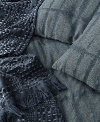 Indigo Stripe 3-Pc. Comforter Set, Full/Queen, Exclusively at Macy's