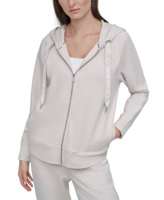 Sport Women's Two-Tone Zip-Front Long-Sleeve Hoodie