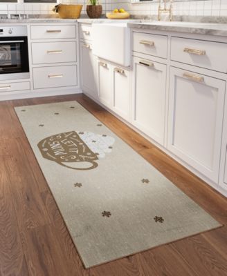 Wonderland Washable WN7 2'3x7'6 Runner Area Rug