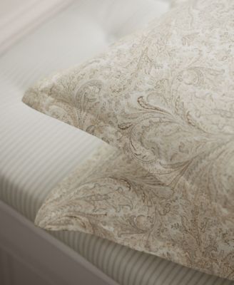 Marah Paisley Cotton Percale 3-Pc. Duvet Cover Set, Full/Queen