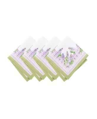 Elrene - Lilac Garden Floral Rectangle Tablecloth, 60" X 84"