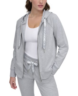 Sport Women's Two-Tone Zip-Front Long-Sleeve Hoodie