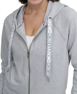 Sport Women's Two-Tone Zip-Front Long-Sleeve Hoodie