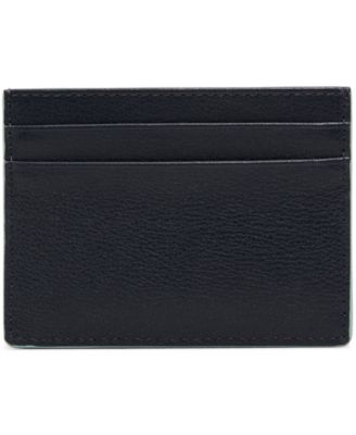 Pebble Navy Leather Wallet 