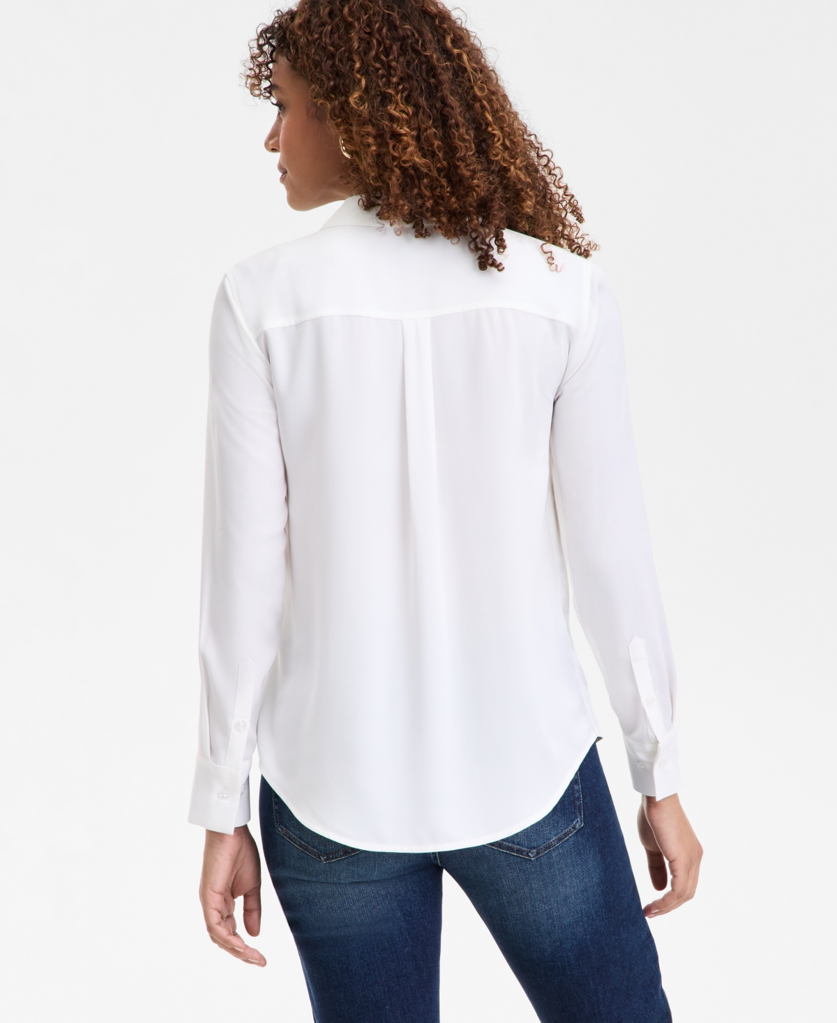 INC INTERNATIONAL CONCEPTS WOMEN'S TWO-POCKET SHIRT, EXCLUSIVELY AT MACY'S 