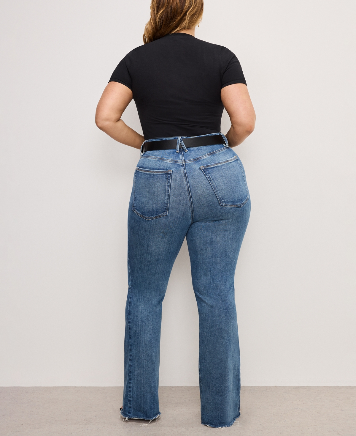 Good American Women's Soft Tech Good Bootcut Jeans In Indigo